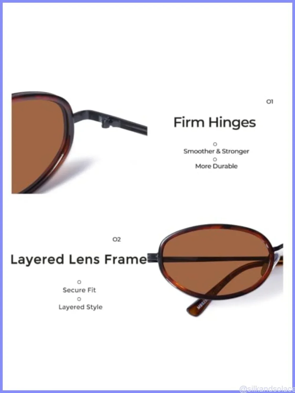 Retro Oval Sunglasses UV400 Slim Metal Frame Women Trendy